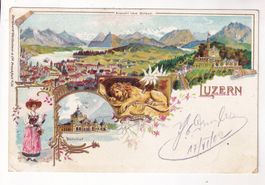 Ansicht von Gütsch Luzern ʘ 16.06.1902 -> Ragaz