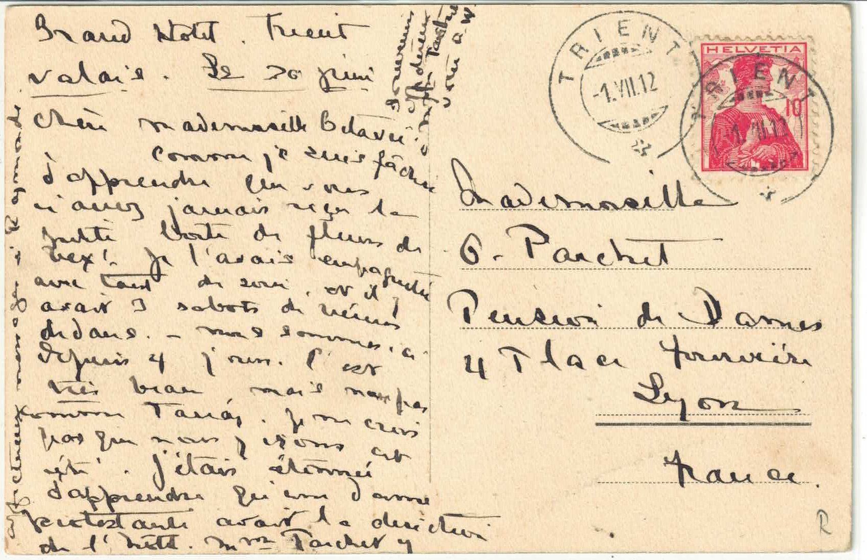 Cartes postales: Trient et la route de Tete-Noire – D'occasion à Ettingen par Kartenplanet 1