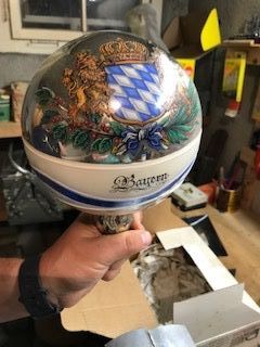 Bicchieri: Aufsteckkugel mit bayerischem Wappen – Usato da Hunzenschwil venduto da Monggeli 1