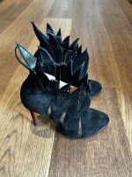 Christian Louboutin Stiefeletten, Schwarz, Grösse 38