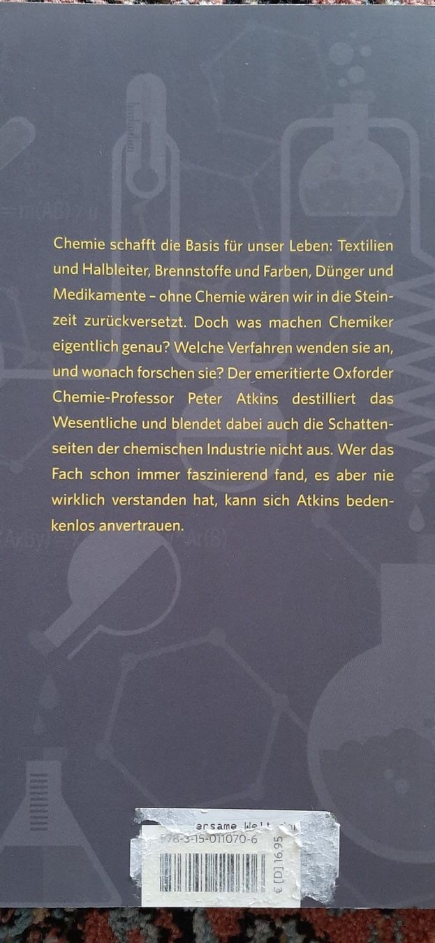 Libri: Die wundersame Welt der Chemie, Peter Atkins – Usato da Uster venduto da kulka_ 1