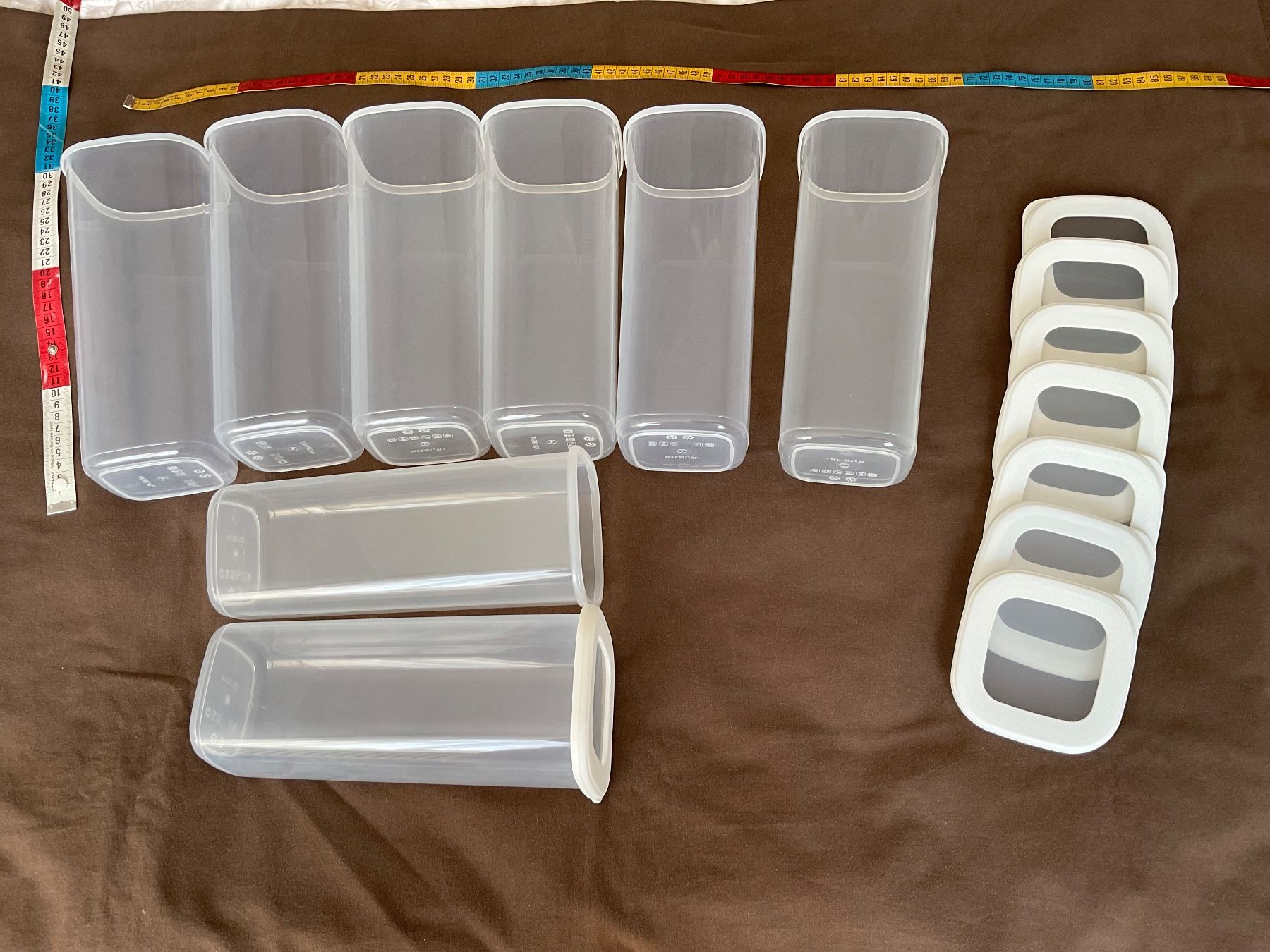 Contenitori & Simili: 8 Behälter mit Deckel, 1.75 Liter, 24.5x11 cm – Usato da Regensdorf venduto da Polo101