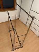 Kleiderständer Chrom mit Rollen höhenverstellbar gebraucht