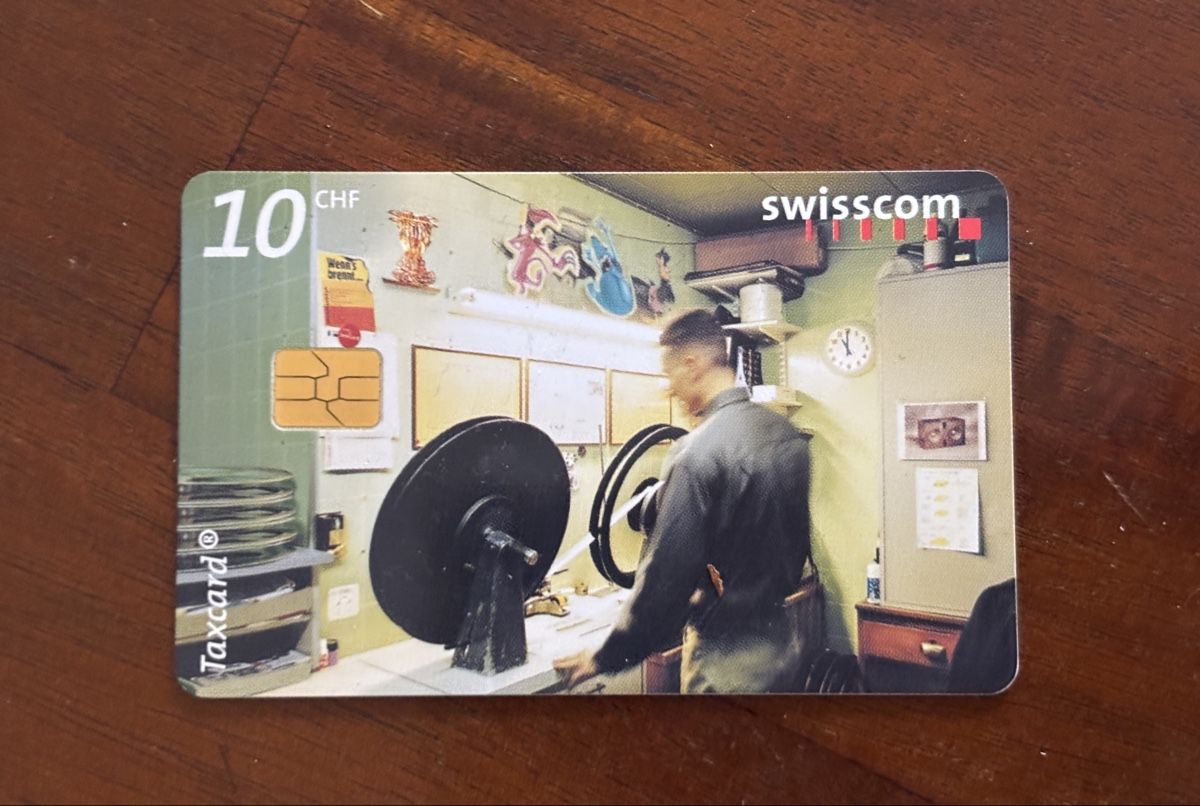 Swisscom Schede telefoniche: Swisscom Taxcard 12/2003 – Usato da Castione venduto da semc