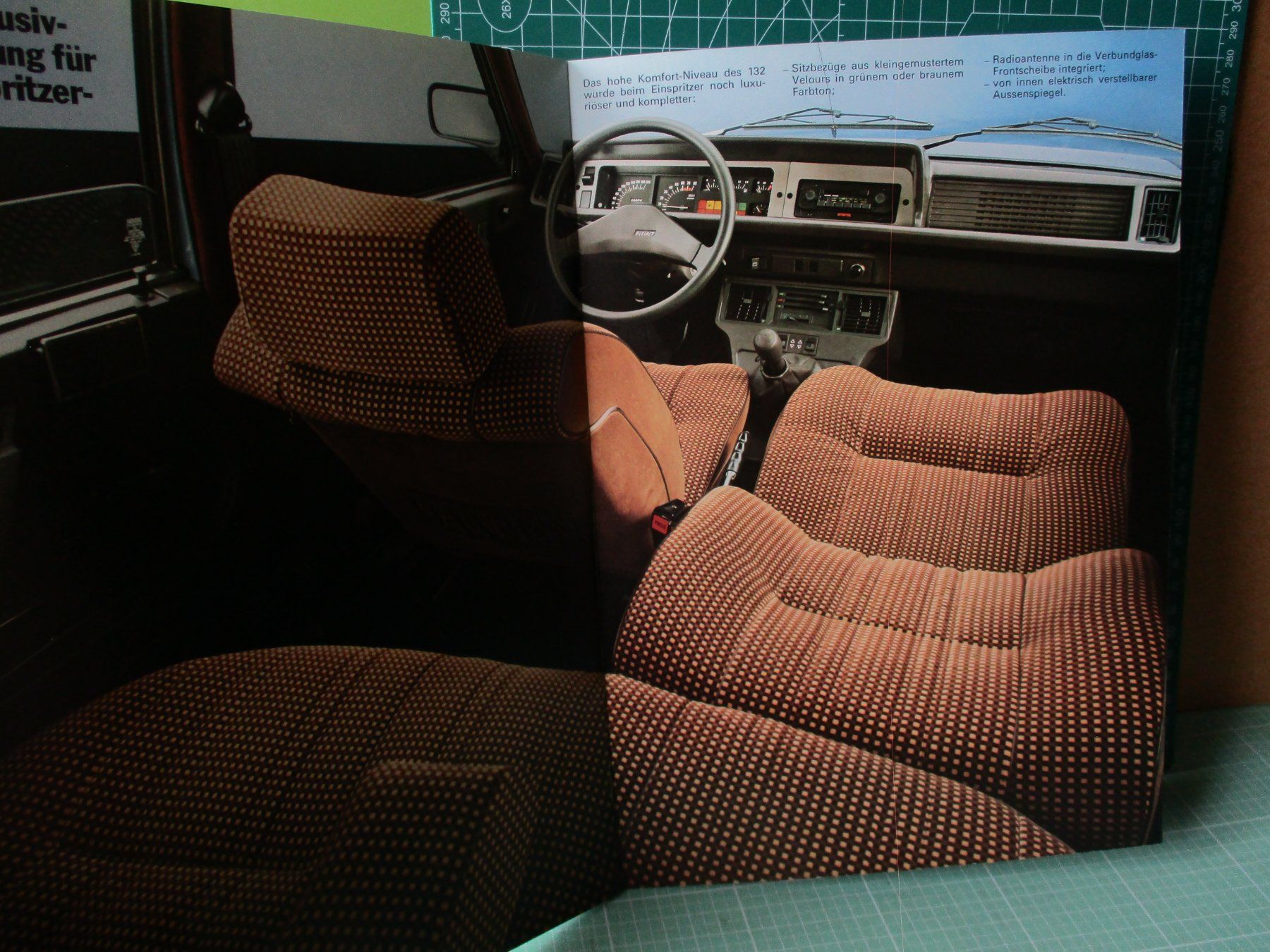 Fiat Documenti: Fiat 132 '2000' elektronische Einspritzung Prospekt – Usato da Ottikon Gossau ZH venduto da hokuspokus 5