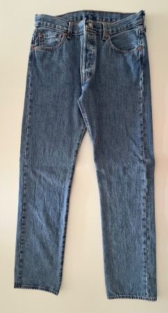 Levis 501 Jeans Straight Fit, W33/L34 - Stonewash