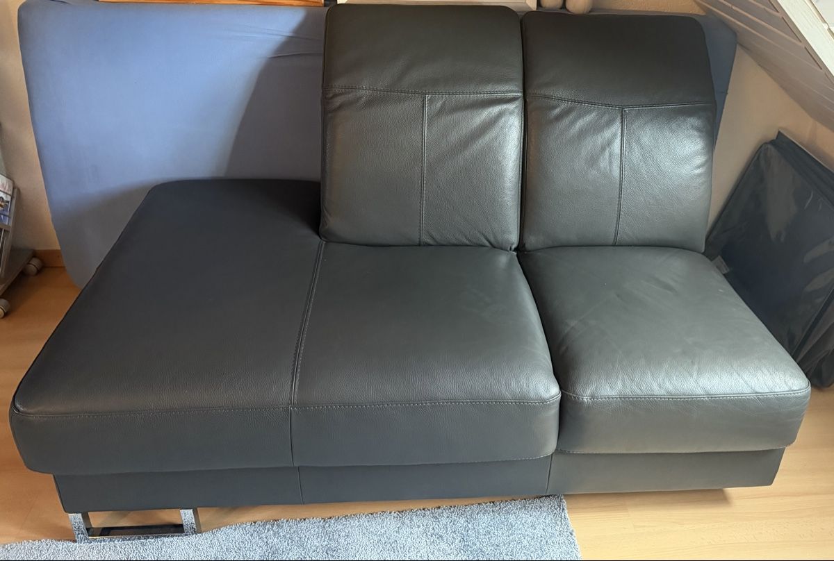 Divani: Ledersofa dunkelgrau – Usato da Stäfa venduto da Cooper82 3