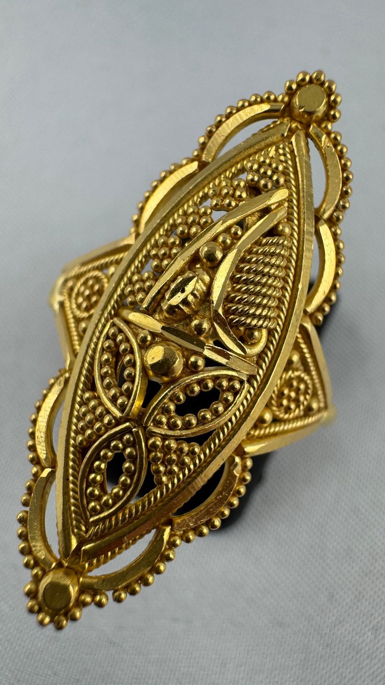 Anelli: Ring in 916 Gold / 22 Karat – Usato da kreuzlingen venduto da fantasy_schmuck 6