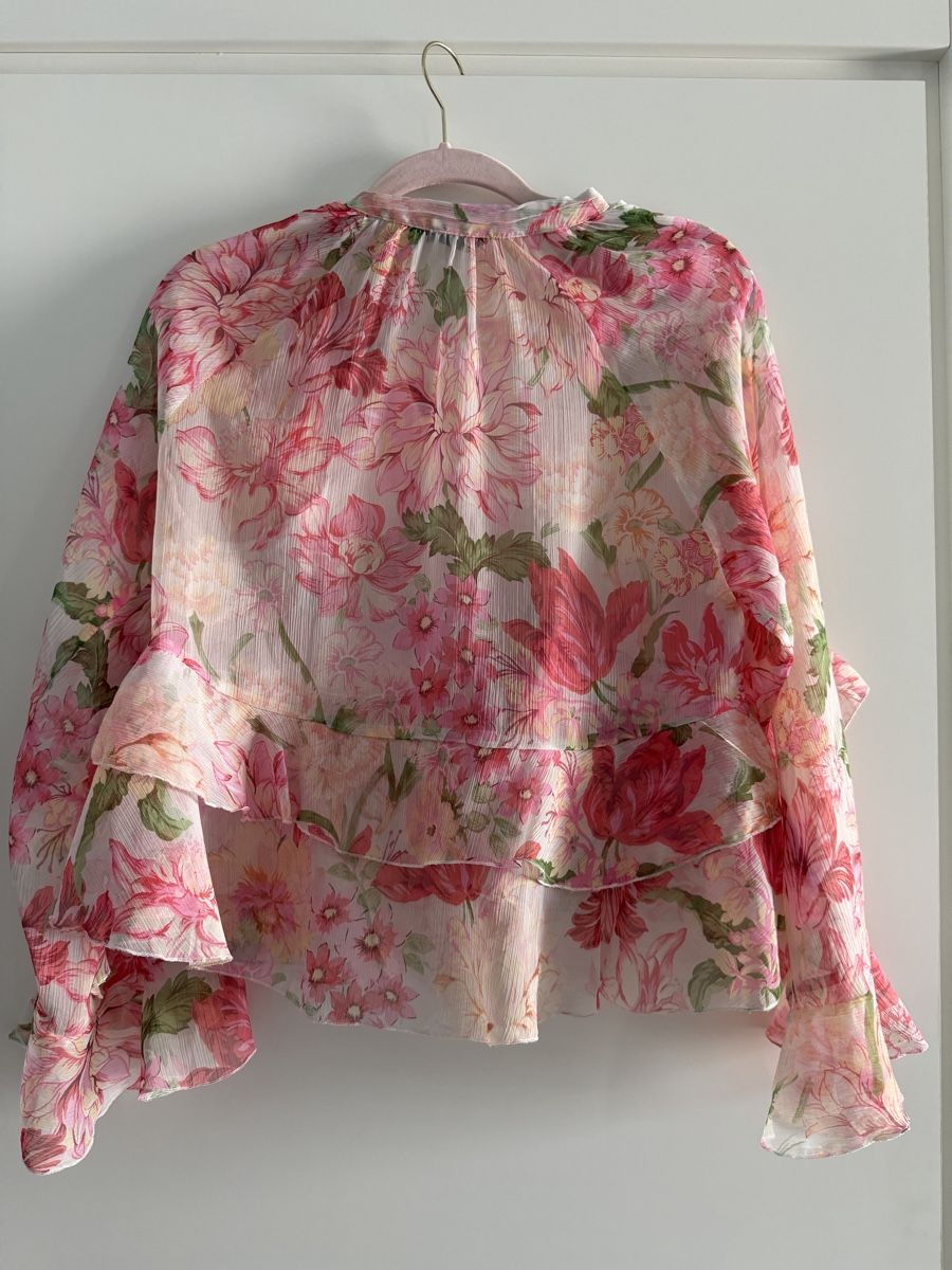 Zara Blusen: Zara Bluse Blumenmuster Grösse M neuwertig – Neu (gemäss Beschreibung) aus Paradiso von ksh_b5nb 1