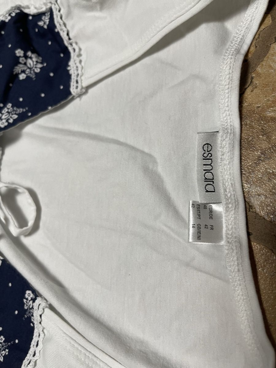 T-shirt: Asmara top di cotone con pizzo-M/L – Nuovo (secondo la descrizione) da Gordevio venduto da LanaZimm 6