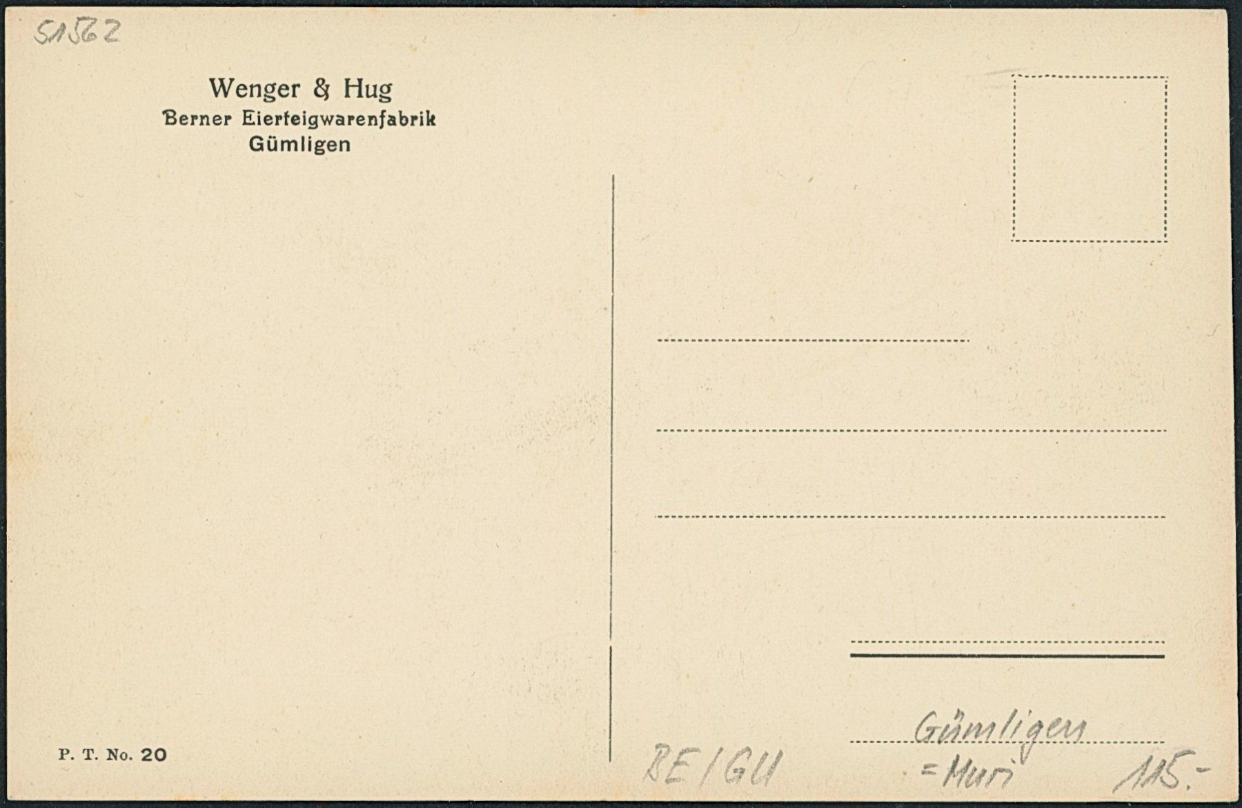 Cartoline postali: BE Gümligen - Muri – Nuovo (secondo la descrizione) da Schindellegi venduto da masutka7 1