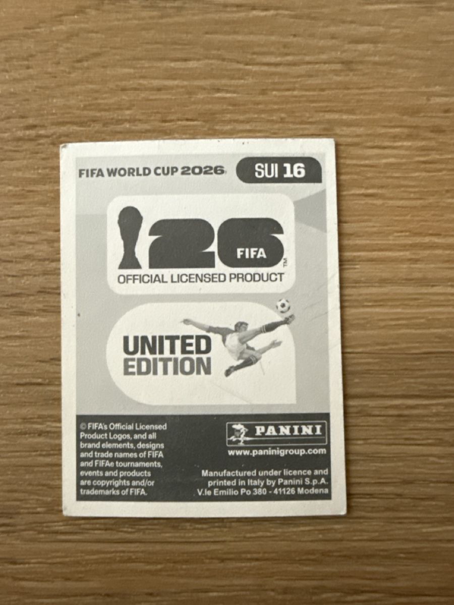 Panini Carte collezionabili: Michel Aebischer Panini Sticker Sui16 – Usato da Frenkendorf venduto da emi_jg7b 1