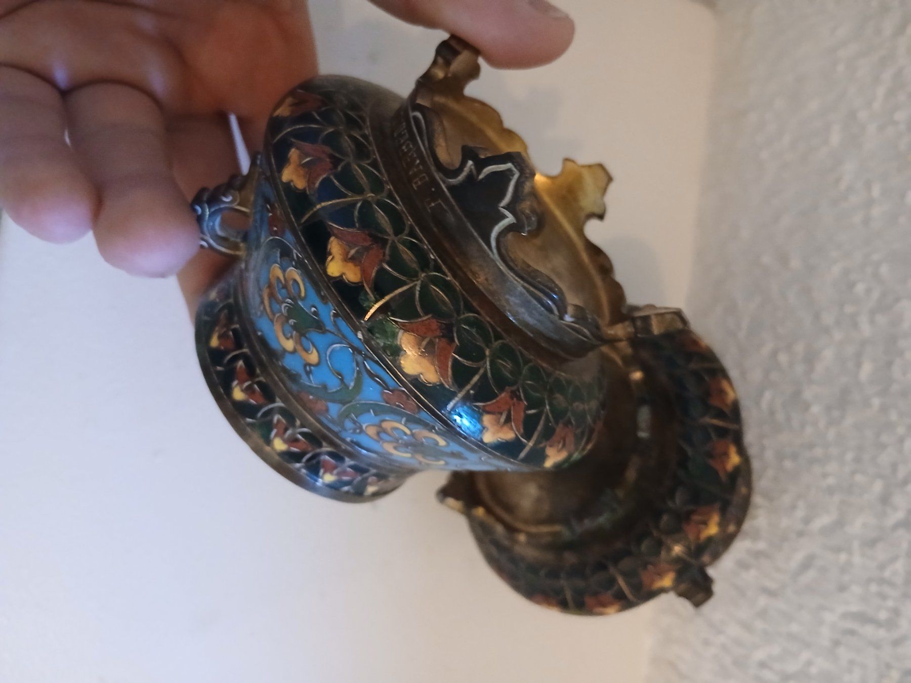 Tutte le decorazioni: paire de pots bronze et cloisonné – Usato da Genève venduto da Mamaison2026 6