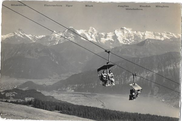 Cartoline postali: Luftseilbahn Beatenberg - Niederhorn – Usato da Olten venduto da clotaldi