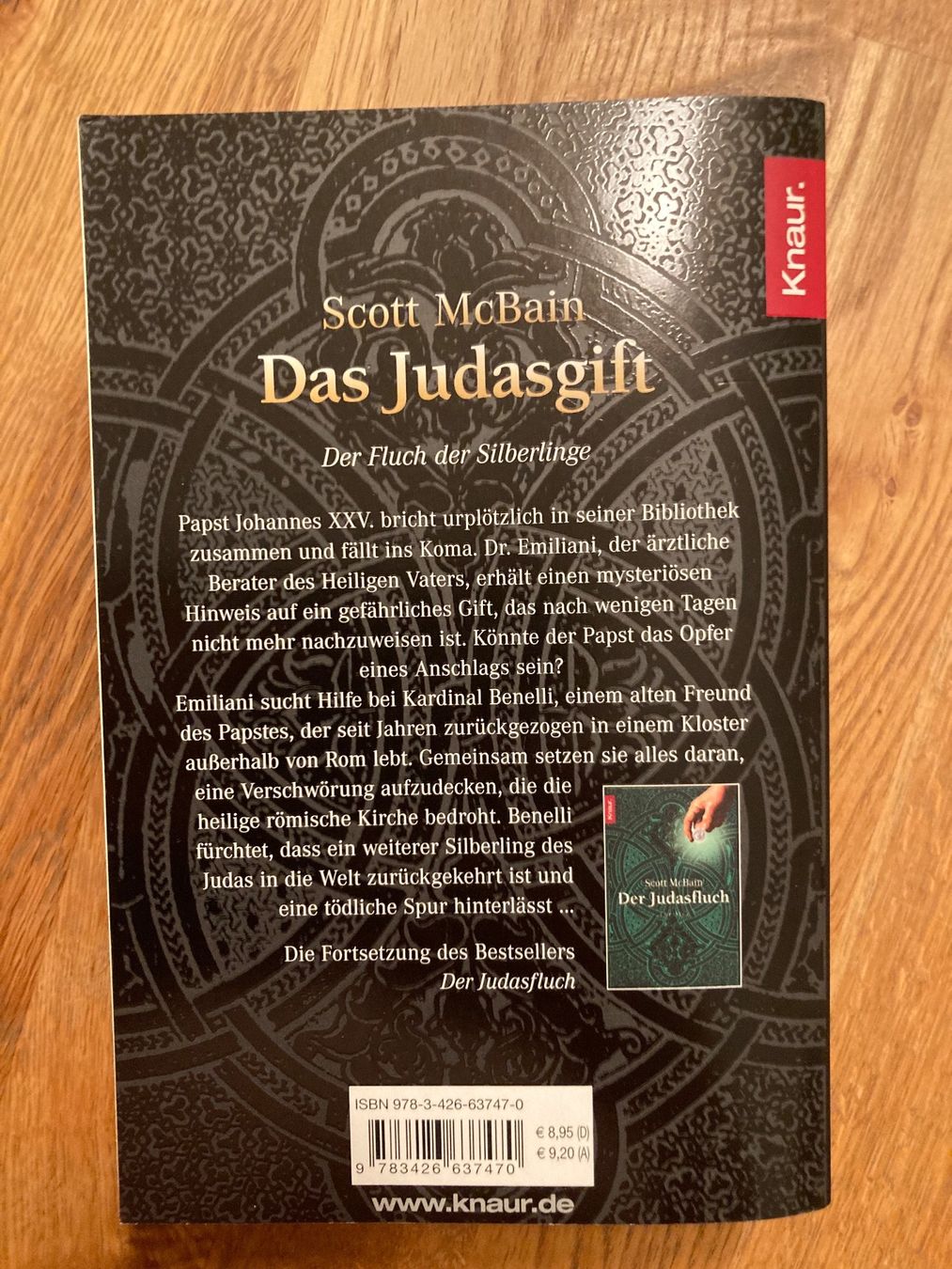 Libri: Scott McBain Das Judasgift Taschenbuch – Usato da Wängi venduto da Kaesli 1