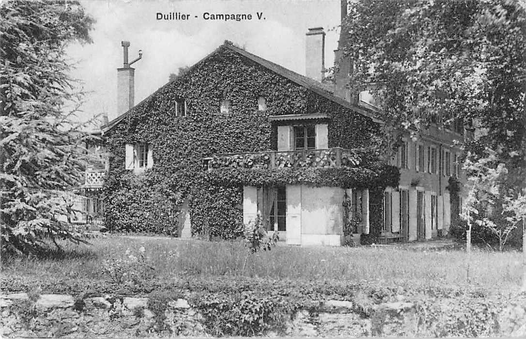 Ansichtskarten: GRUSS aus DUILLIER - alte Ansichtskarte 1917 – Gebraucht aus Winterthur von SchatzchischtliWinti