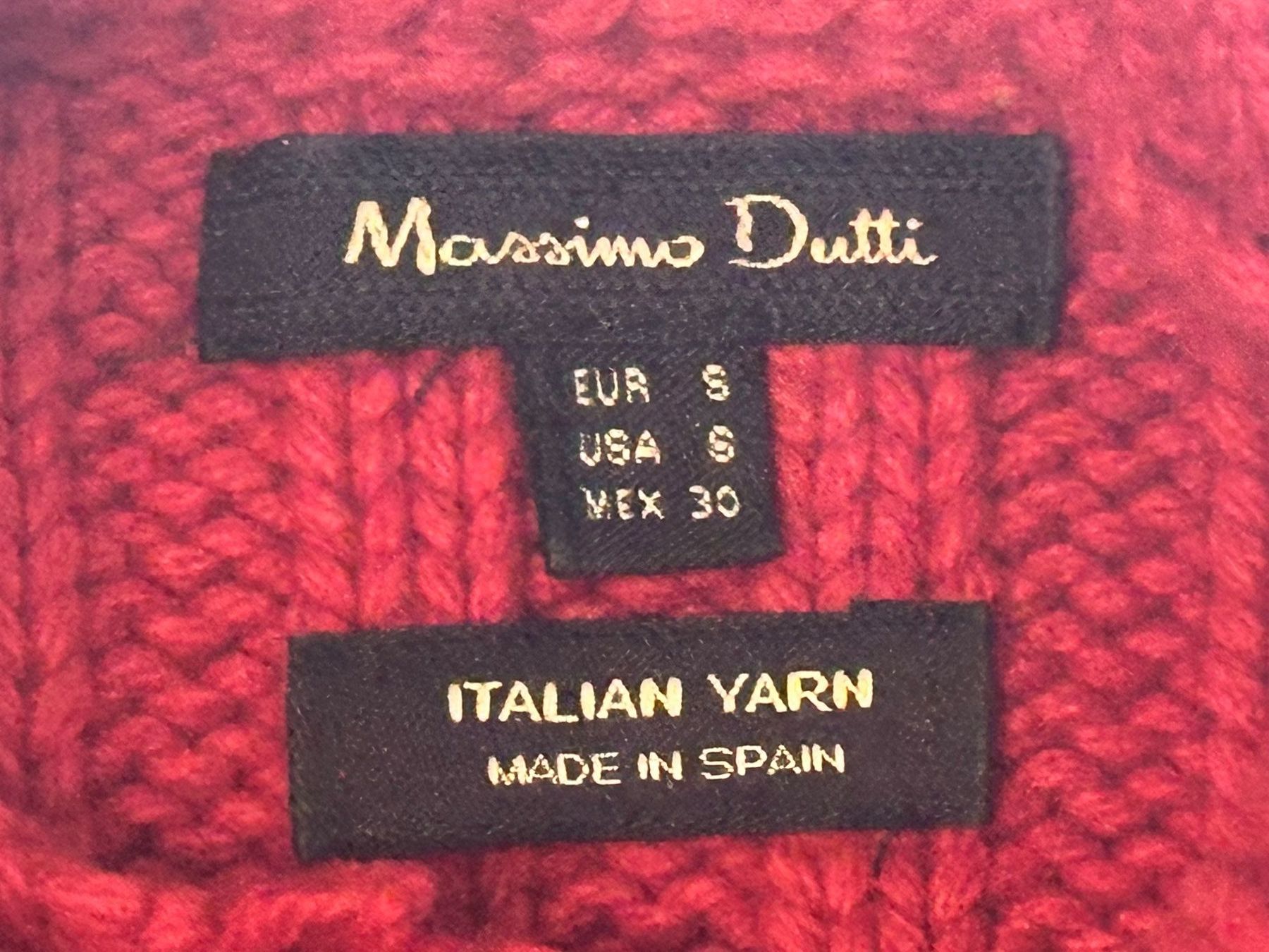 Massimo Dutti Maglioni & Felpe: Damen Pullover Massimo Dutti rot mit Stehkragen – Usato da Bülach venduto da Jubet 3