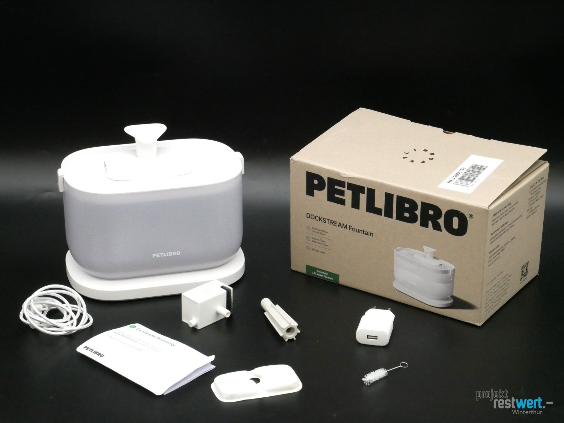 Stagni & Fontane ornamentali: PETLIBRO Dockstream Katzen Trinkbrunnen 2.5l – Nuovo (secondo la descrizione) da Winterthur venduto da Restwert_Winterthur
