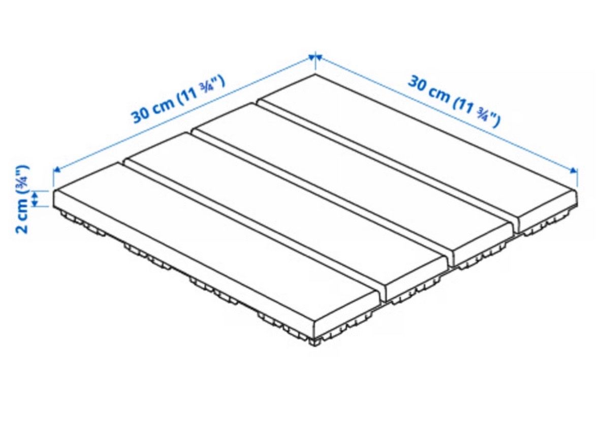 Rivestimenti per pavimenti: Ikea Runnen Beige – Usato da Zollikon venduto da mai_q5n8 1