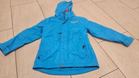 Sherpa Regenjacke, Grösse 128, Top Zustand, Hellblau!
