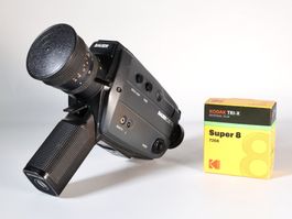 film super 8 kodak Tri-X + caméra super 8 Bauer C107XL
