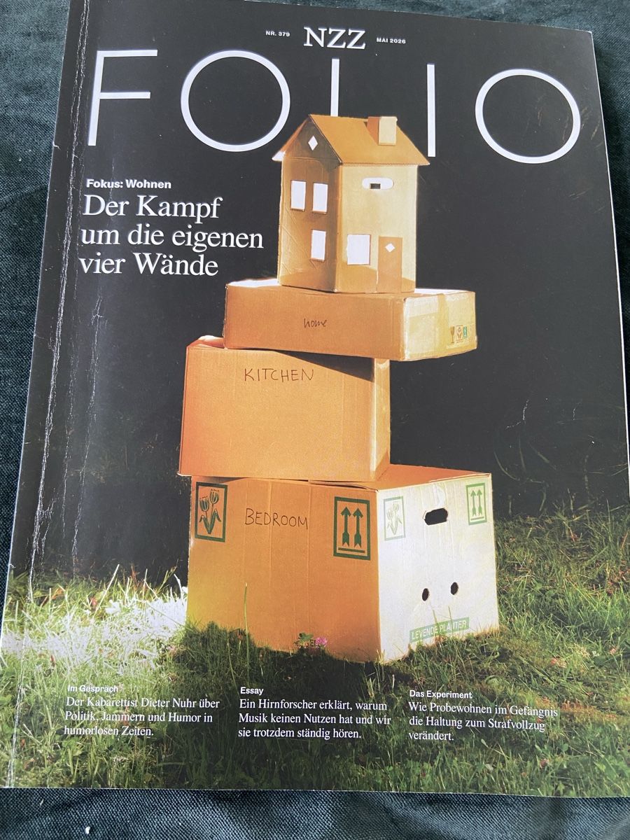 Zeitschriften & Magazine: NZZ Folio Mai 2026 Fokus Wohnen – Gebraucht aus Luzern von waterfront1