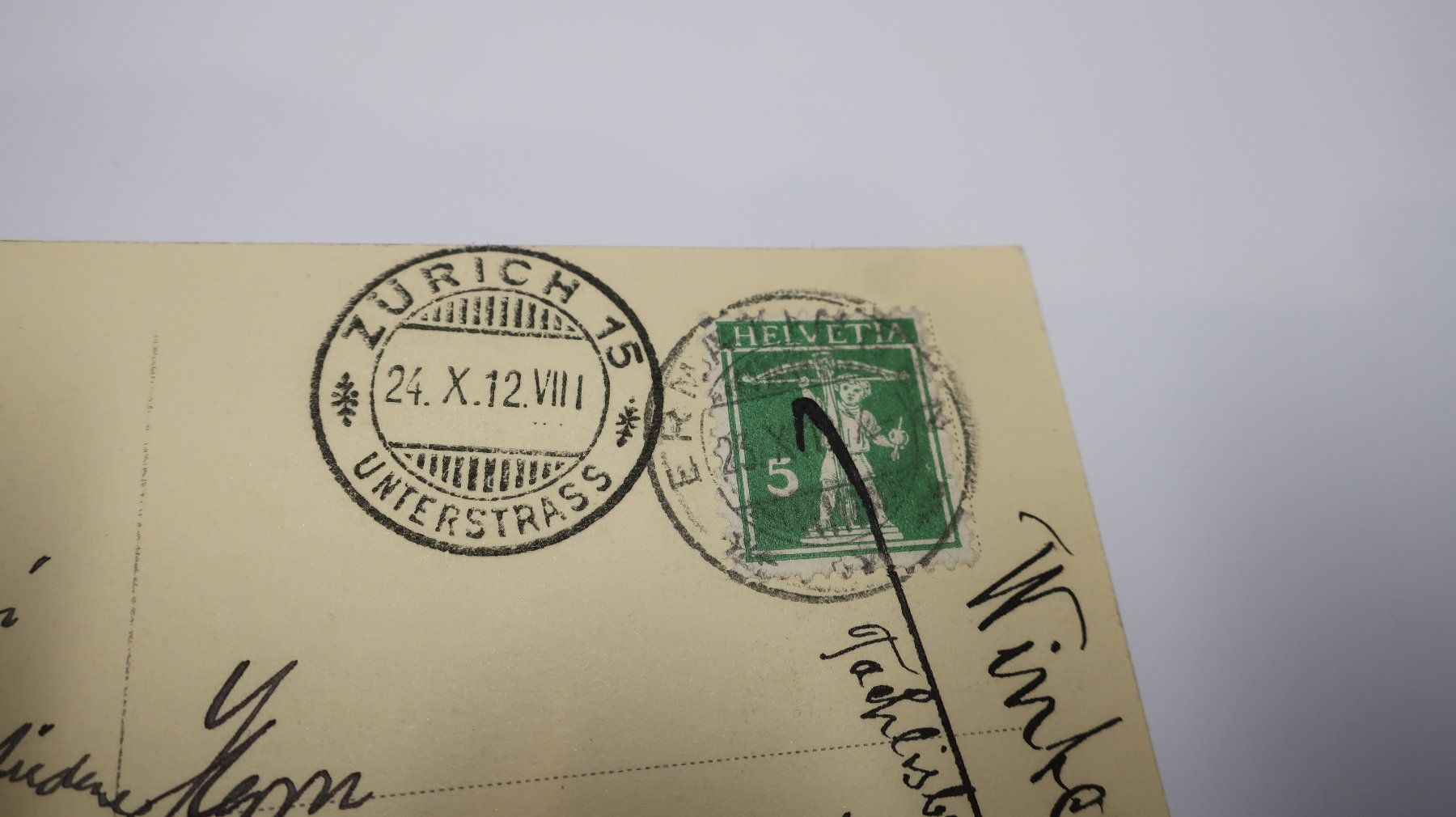 Cartoline postali: Arenenberg mit Reichenau  1912 – Usato da Cormoret venduto da Pascalll2001 4
