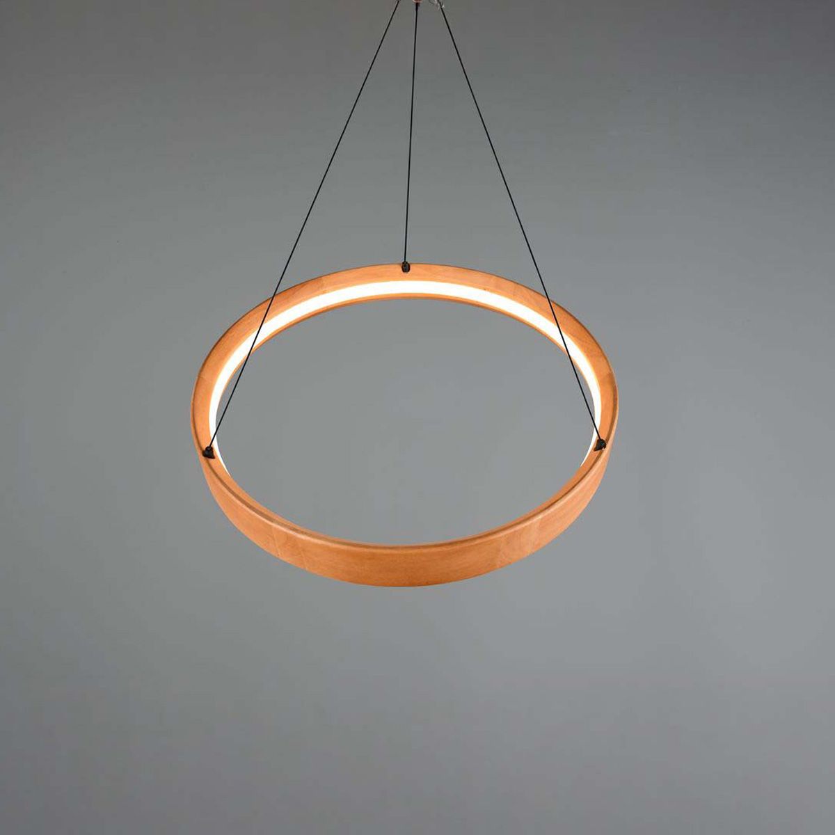 Kronleuchter & Deckenlampen: LED Pendelleuchte, Holz,50 cm Ø – Neu (gemäss Beschreibung) aus Kreuzlingen von Smart-Light 3
