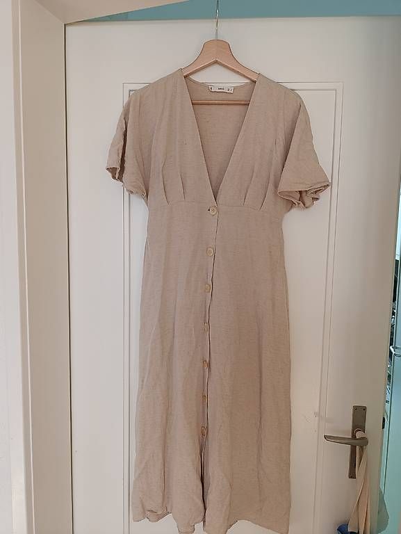 Vestiti: Sommerkleid Stillkleid mit Leinen – Usato da Bern venduto da lammin