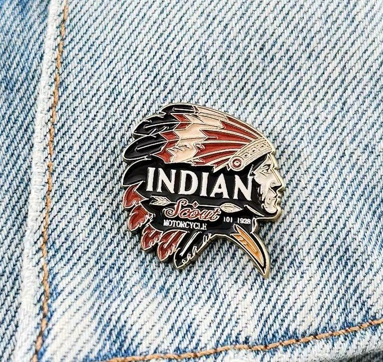 Placchette & Badge: Pin's Moto Indian M140 – Nuovo e nell'imballaggio originale da Allens venduto da MADE.IN.ROCK.N.ROLL 1