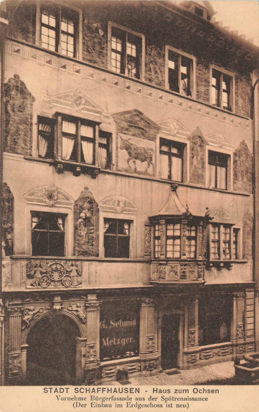 Cartoline postali: Stadt Schaffhausen – Usato da Biasca venduto da Blenio71