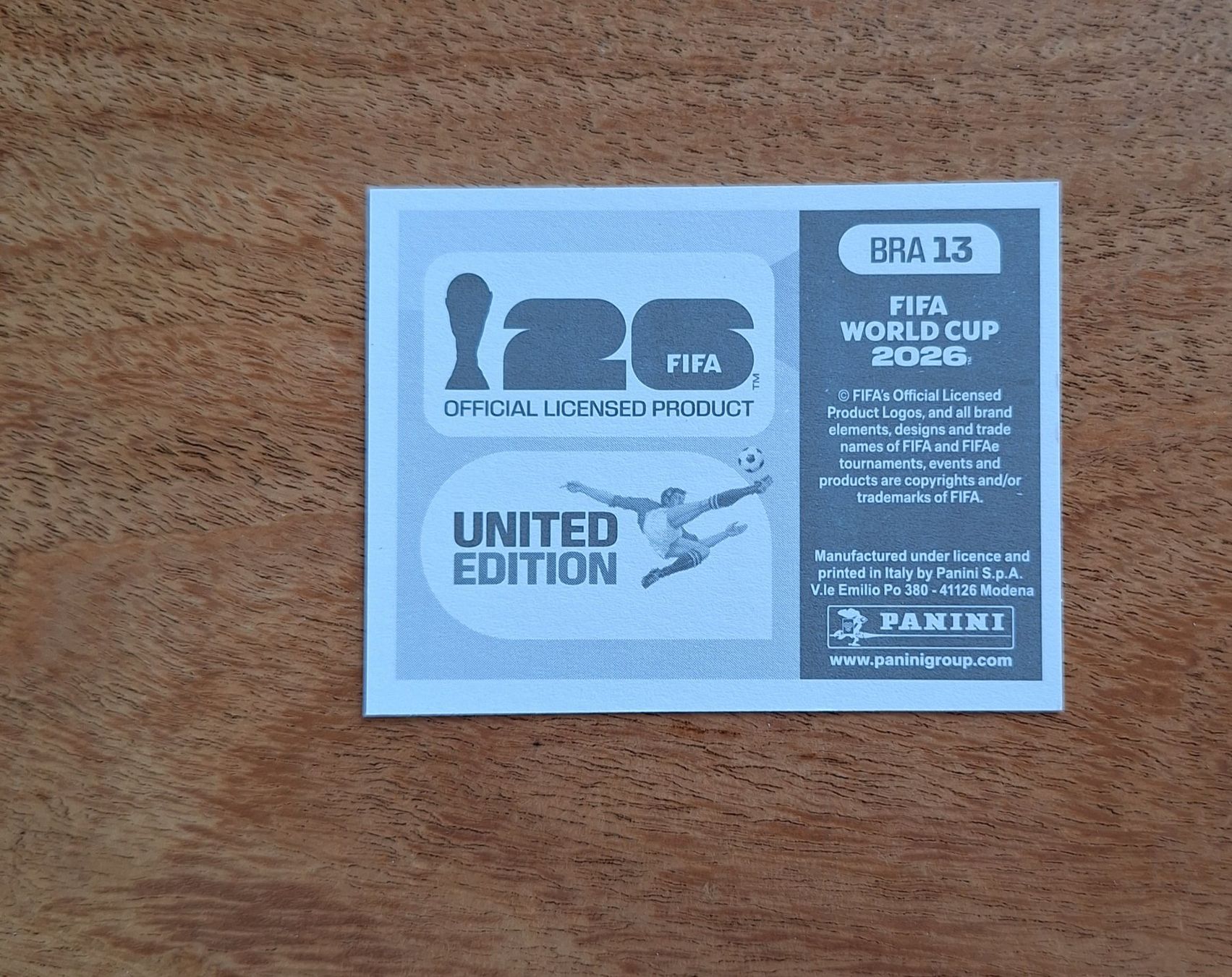 Panini Sammelbilder & Trading cards: Panini BRA 13 – Neu (gemäss Beschreibung) aus Romanens von Crocette 1