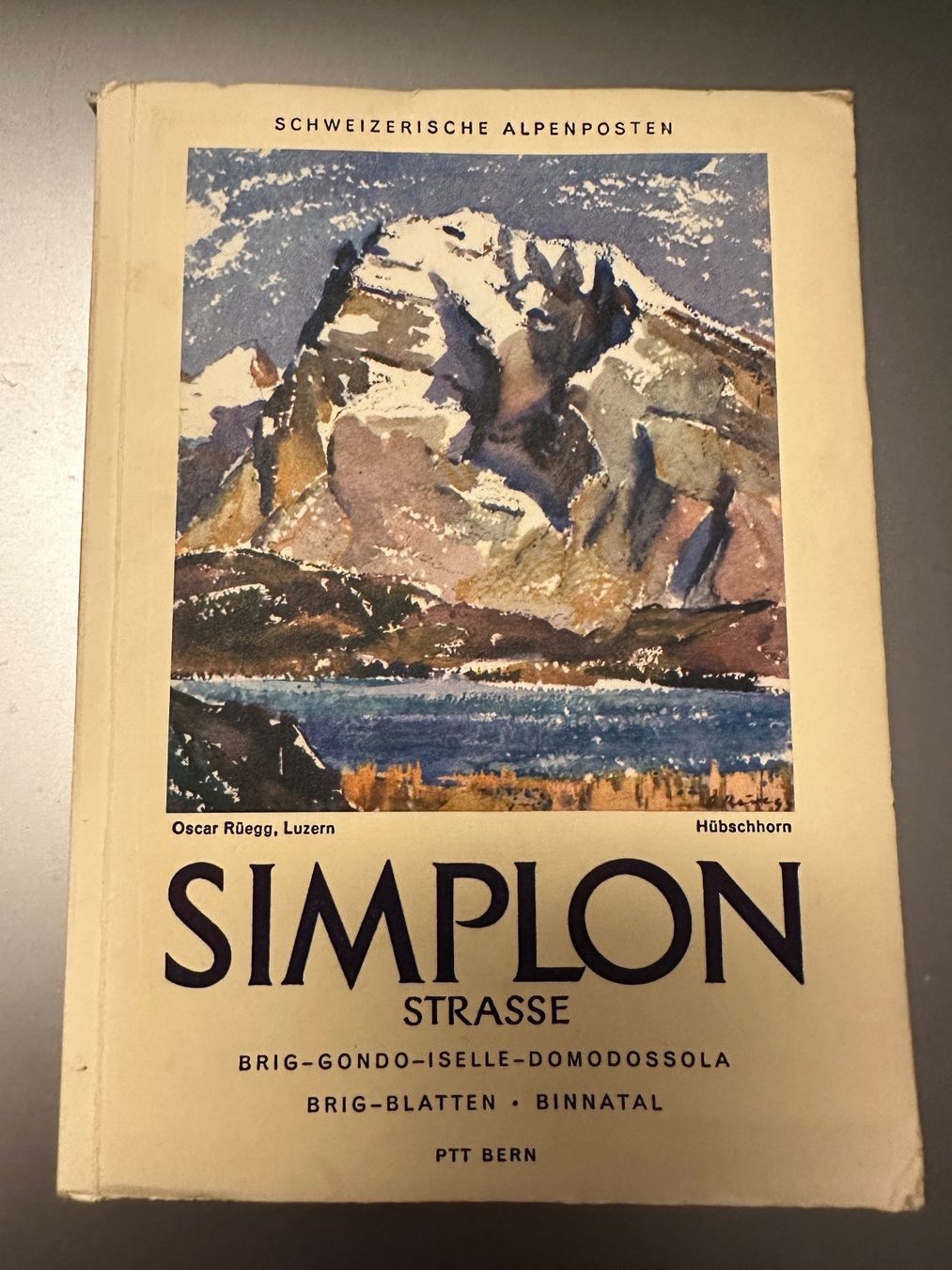 Libri: Schweizerische Alpenposten: Simplonstrasse. – Usato da Zürich venduto da allp