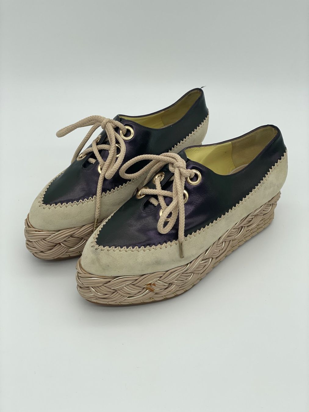 Scarpe da donna: Pollini Espadrille Platform Derby EU 37 Mehrfarbig – Usato da Zürich venduto da shoe_shop 2