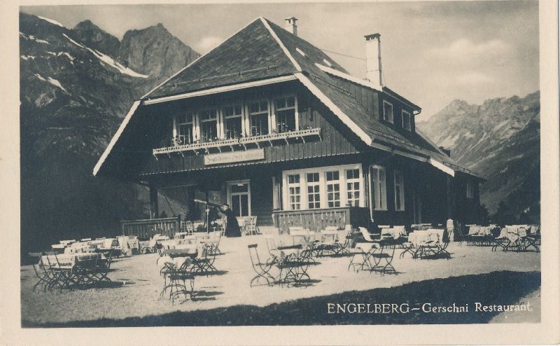 Cartoline postali: Engelberg - Restaurant Gerschni – Usato da Emmenbrücke venduto da teestube