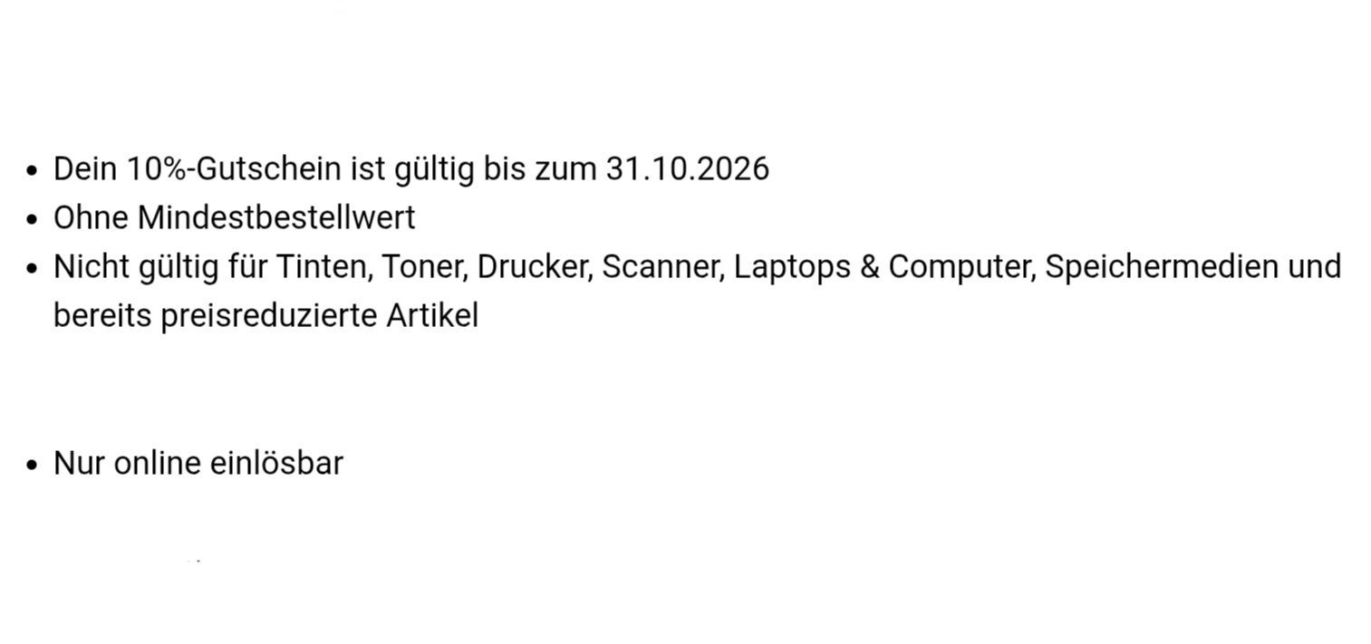 Buoni: Office World 10% Rabatt Gutschein – Nuovo e nell'imballaggio originale da Zürich venduto da Marcel_2202 1