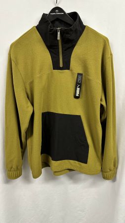 Puma Senf Fleece Pullover original Gr. S / M
