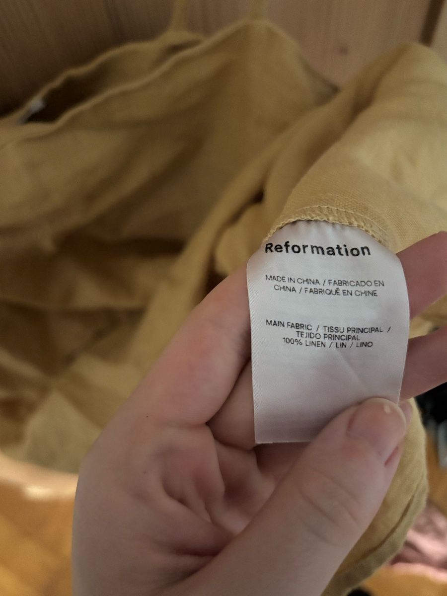 Robes: Reformation Kleid gelb Grösse M Leinen – Neuf (Voir description) à Basel par ysmbg 5