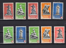 Lots Timbres Suisse , Pro Patria 1940 Neuf  voir Photos