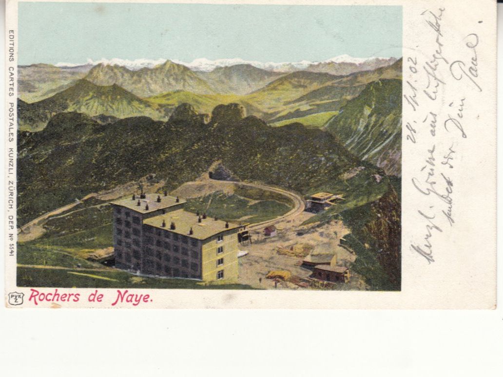 Cartoline postali: Rochers de Naye 1902 – Usato da Bürglen TG venduto da StampGraf
