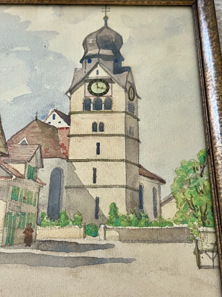 Dipinti: Painting - Hugo Wilhelm Pfahlmer – Usato da Lausanne venduto da William7 5