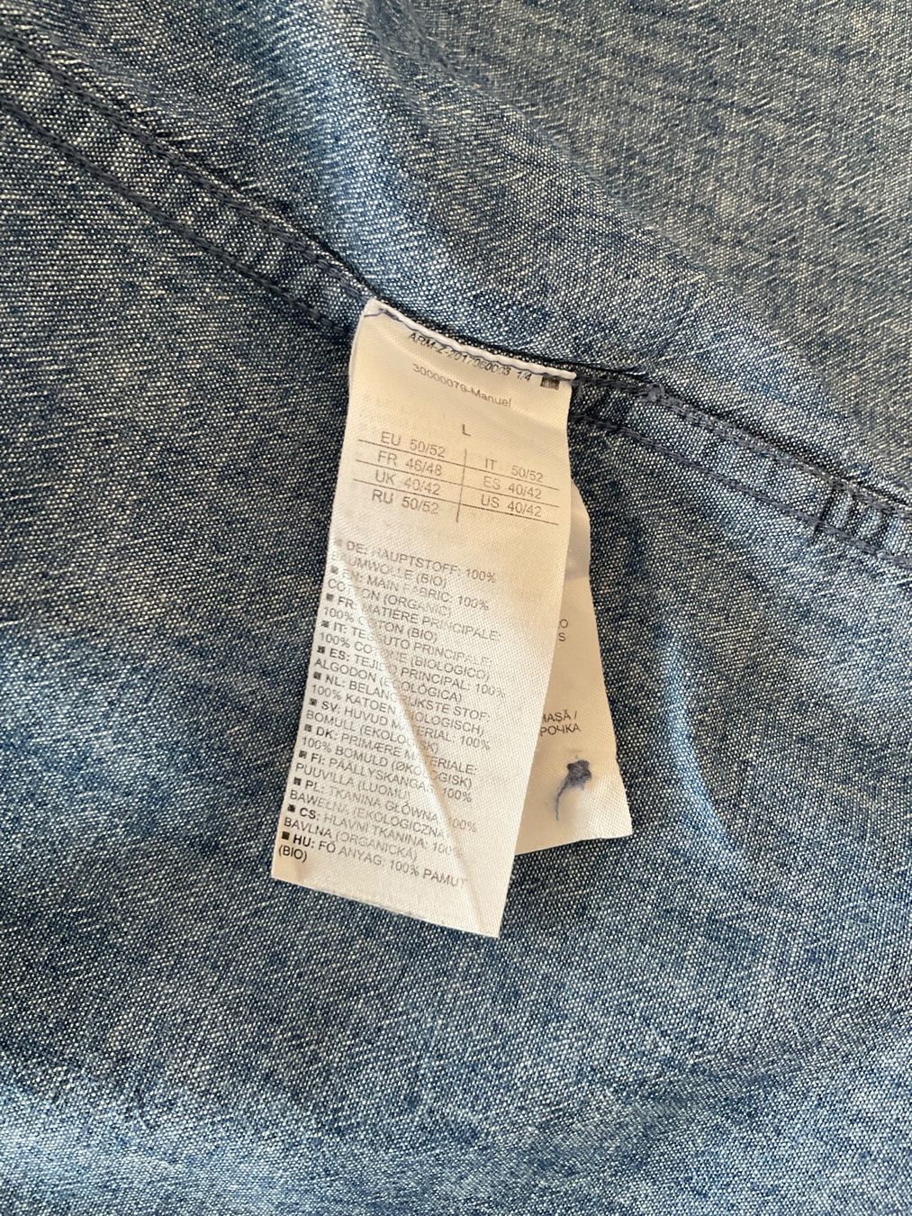 Camicie: Hemd Marke "Armedangels", blau, Grösse L, slim fit – Usato da Küssnacht am Rigi venduto da christianbueeler 6
