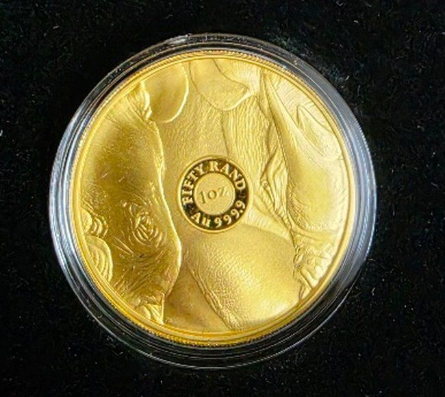 Tutti le monete: 1 oz Big Five Gold Nashorn 2022 – Usato da Caslano venduto da Pspidi 3