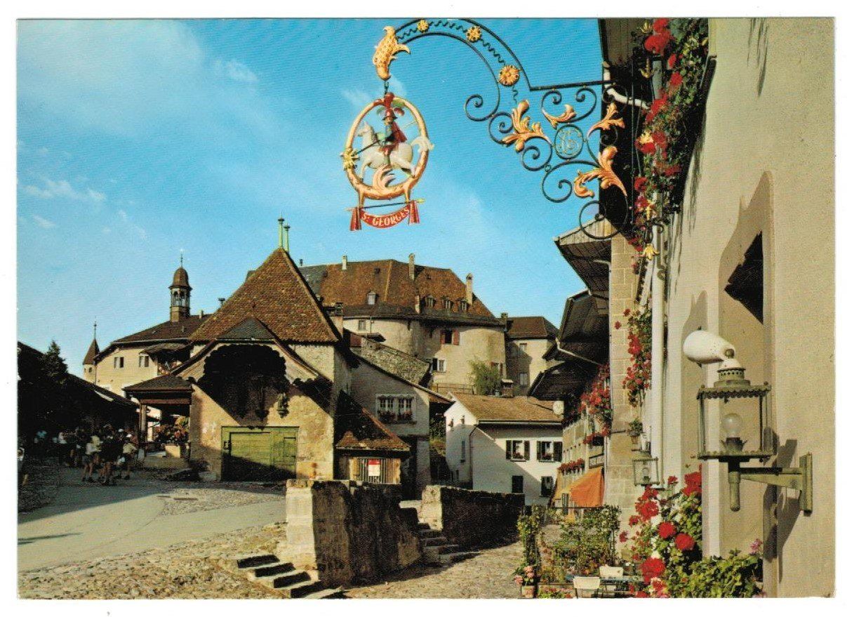 Cartoline postali: AK Cité de Gruyères FR – Usato da Zürich venduto da Tolima194