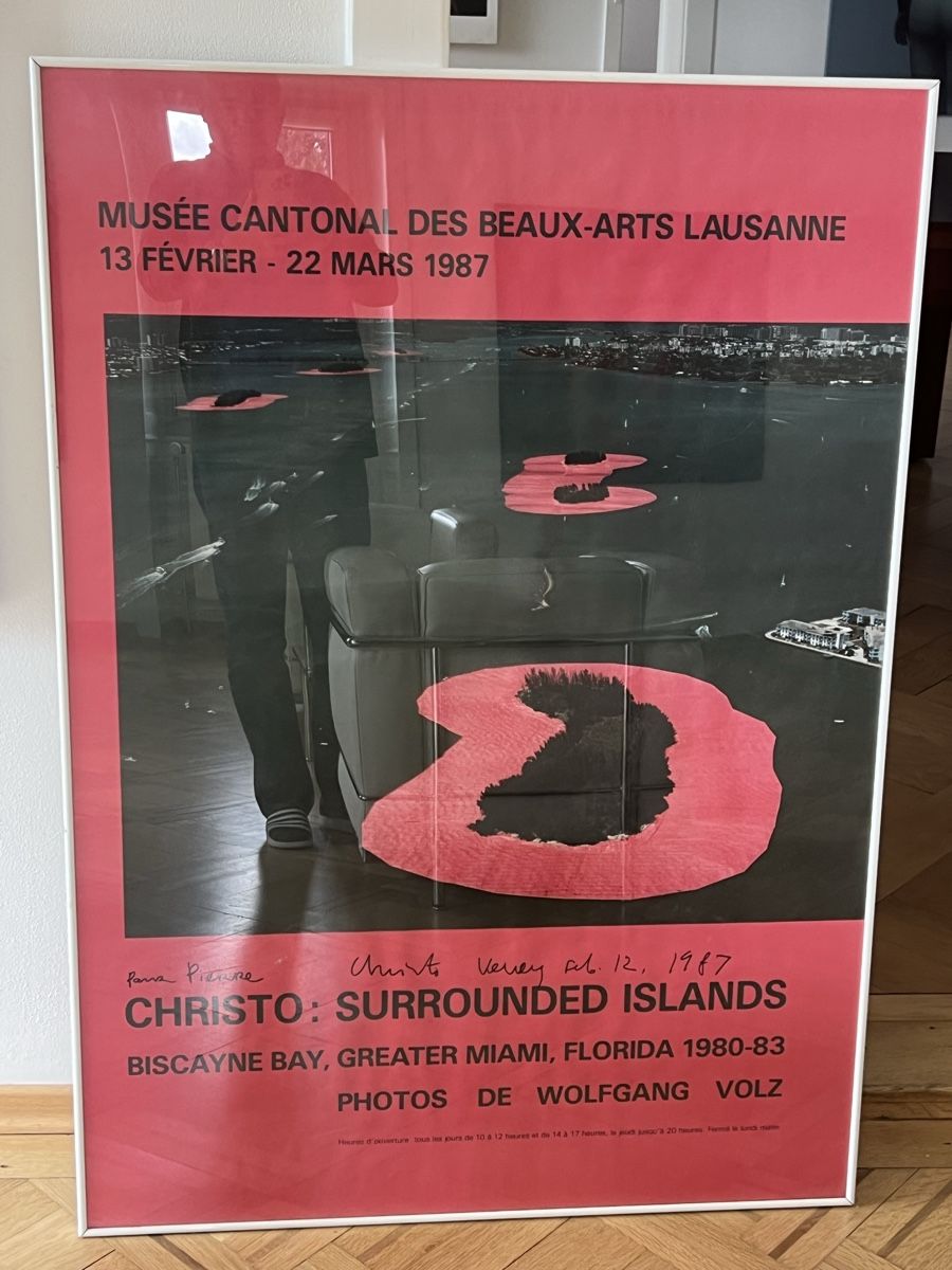 Foto & Immagini: Affiche Christo 1987 MCBA dédicacée – Usato da Orbe venduto da Watchivore