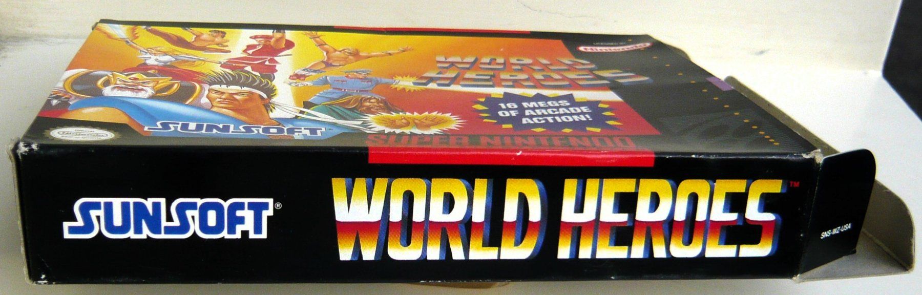 Nintendo Giochi: SNES:  World Heroes – Usato da Onex venduto da Jaguar1986 2
