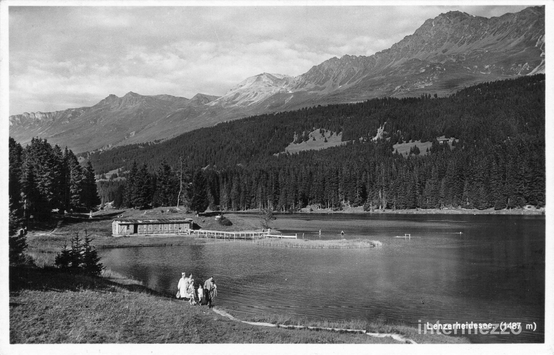 Cartoline postali: Lenzerheide GR // 1944 Lenzerheidesee – Usato da Basel venduto da intermezzo12