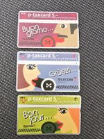 Taxcard PTT, Gruetzi, bon jour, Buongiorno
