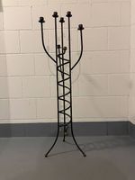 Kerzenständer / Kerzenhalter für 6 Kerzen schwarz
