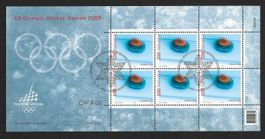 2005: OL Turin Kleinbogen zu 6 Marken Nr.1181 ET